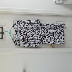 Black and white dress